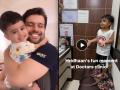 "आमच्या पप्पांनी गणपती आणला", 'ठरलं तर मग' फेम अमित भानुशालीच्या लेकाचा क्युट व्हिडिओ व्हायरल - Marathi News | tharal tar mag fame actor amit bhanushali son cute video singing amchya pappani ganpati aanla | Latest filmy News at Lokmat.com