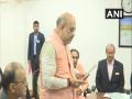 Lok Sabha Election 2019 : अमित शहांचा गांधीनगरमधून उमेदवारी अर्ज, उद्धव ठाकरे उपस्थित - Marathi News | Gandhinagar BJP President Amit Shah files his nomination for Gandhinagar parliamentary constituency | Latest national News at Lokmat.com