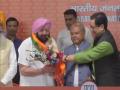 Amarinder Singh Joins BJP: पंजाबचे माजी मुख्यमंत्री कॅप्टन अमरिंदर सिंग भाजपात सामील, पक्षाचेही विलिनीकरण - Marathi News | Former Chief Minister of Punjab Captain Amarinder Singh joins BJP, party also merged into bjp | Latest national News at Lokmat.com