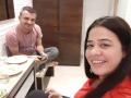 हा आहे राधिकाचा खऱ्या आयुष्यातील नवरा, खूपच इंटरेस्टिंग आहे त्यांची लव्ह स्टोरी - Marathi News | majhya navryachi bayko radhika aka anita date real life husband pictures PSC | Latest filmy Photos at Lokmat.com