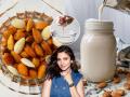 अनुष्का शर्मा ते तमन्ना भाटिया-अभिनेत्री बदाम दूधच का पितात? पाहा नेमके कसे करतात बदामाचे दूध - Marathi News | Why do actresses from Anushka Sharma to Tamannaah Bhatia drink almond milk? perfect recipe | Latest sakhi News at Lokmat.com