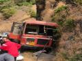 अणस्कुरा घाटात एसटी बसचा ब्रेक निकामी झाला, चालकाच्या प्रसंगावधानाने ५० प्रवाशांचा जीव वाचला - Marathi News | Accident of ST bus going from Sangli to Rajapur due to brake failure at Anskura Ghat | Latest ratnagiri News at Lokmat.com