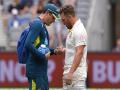 IND vs AUS 2nd Test : ऑस्ट्रेलियाला मोठा धक्का, फिंचने मैदान सोडलं - Marathi News | IND vs AUS 2nd Test: A big blow to Australia, Aaron Finch left the ground due to injury | Latest cricket News at Lokmat.com