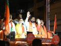 आशीर्वाद यात्रा : शिवसेना-भाजप महायुतीचे शक्तिप्रदर्शन - Marathi News | Ashirwad Yatra A show of strength by the Shiv Sena BJP grand alliance eknath shinde ashish shelar | Latest mumbai News at Lokmat.com
