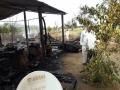 शेतक-याच्या घराला आग : संसारपयोगी साहित्यासह तीन गाई ठार - Marathi News | Farmer's house fire: Three cows killed along with the useful literature | Latest ahilyanagar News at Lokmat.com