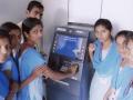 विद्यार्थींनींची एटीएमला भेट - Marathi News | Students visit ATMs | Latest vashim News at Lokmat.com