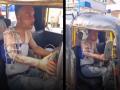 Video: कुटुंबासाठी कायपण..; फ्रॅक्चर हाताने ऑटो चालवणाऱ्या तरुणाचा व्हिडिओ व्हायरल - Marathi News | Viral Video: young man driving an auto with a fractured hand goes viral | Latest social-viral News at Lokmat.com