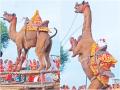 घोड्यासारखा पाय वर उचलून उंटाचा तूफान डान्स, कधीच पाहिला नसेल असा व्हिडीओ! - Marathi News | Camel dancing on haryanvi song video goes viral | Latest social-viral News at Lokmat.com