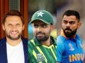 विराट कोहली अन् बाबर आजम यापैकी कोण दमदार? शाहिद आफ्रिदीने पाकिस्तानी कर्णधाराला दाखवला आरसा  - Marathi News | Former Pakistan captain Shahid Afridi has chosen the match-winner and player with more class between Virat Kohli and Babar Azam | Latest cricket News at Lokmat.com
