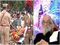 बाबासाहेब पुरंदरे यांच्या अस्थींचे रामकुंडात विर्सजन - Marathi News | Immersion of Babasaheb Purandare's bones in Ramkunda | Latest nashik News at Lokmat.com