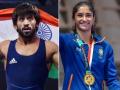 Asian Games 2018: सुवर्णपदक जिंकले, आता शर्यत 'खेल रत्न' पुरस्कारासाठी; बजरंग, विनेश आघाडीवर - Marathi News | Asian Games 2018: Wrestlers Bajrang Punia, Vinesh Phogat in race for Khel Ratna award | Latest other-sports News at Lokmat.com