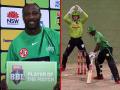 Andre Russell : आंद्रे रसेल BBLमध्ये वादळा सारखा आला, २००च्या स्ट्राईक रेटनं खेळला; नशीबानंही दिली साथ, Video - Marathi News | Andre Russell is back in BBL; unbeaten 43 runs from 22 balls including 1 four and 5 sixes, Watch Video | Latest cricket News at Lokmat.com