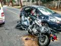दुचाकीस्वारासह एक गंभीर जखमी - Marathi News |  One seriously injured with two-wheeler | Latest nashik News at Lokmat.com