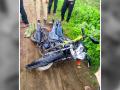 Bike Accident News: कंटेनरची दुचाकीला धडक; एक जण जागीच ठार, एक गंभीर जखमी - Marathi News | Bike Accident News in Chikhli Buldana Container Huge Vehicle dash two wheeler one dead one severely injured | Latest buldhana News at Lokmat.com