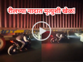 रीलच्या नादात मृत्युशी खेळ! चक्क धावत्या ट्रकखाली घुसवली बाईक; थरारक स्टंटचा व्हिडिओ व्हायरल - Marathi News | Viral Video Biker Performs Deadly Stunt Inches From Speeding Truck Tyres To Make Reels; Netizens Call It Pure Madness | Latest social-viral News at Lokmat.com
