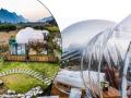 निसर्गाच्या सान्निध्यातलं पारदर्शक 'Bubble Hotel' - Marathi News | southwest china bubble hotel made of transparent skin gives guests stunning views of the sky | Latest travel Photos at Lokmat.com