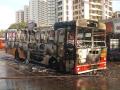 दिंडोशी अरुण कुमार वैद्य मार्गावर बेस्ट बसला आग - Marathi News | Best bus fires on Dindoshi Arun Kumar Vaidya Road | Latest mumbai Videos at Lokmat.com