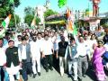 नागरिकता सुधारणा कायद्याच्या विरोधात काँग्रेसचा 'फ्लॅगमार्च' - Marathi News | Congress's flag march against the Citizenship Amendment Act | Latest nagpur News at Lokmat.com