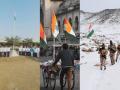 झंडा उँचा रहे हमारा... गल्लीपासून दिल्लीपर्यंत तिरंग्याला मानवंदना - Marathi News | Let our flag be high ... salute the tricolor from the street to Delhi | Latest national Photos at Lokmat.com