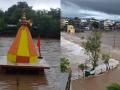 Flood : मराठवाड्यात पाणीच पाणी, तुडंब भरले नदी-नाले - Marathi News | Flood: In Marathwada, only water, rivers and streams are full after heavy rain gulab cyclone | Latest chhatrapati-sambhajinagar Photos at Lokmat.com