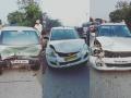 एकावर एक चार वाहन आदळली, सायन-पनवेल महामार्गावर अपघात - Marathi News | Four vehicles collided with each other on Sion-Panvel highway | Latest navi-mumbai News at Lokmat.com