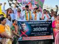 भिवंडीत भाजपाचे जोडे मारो आंदोलन, राहुल गांधींचा निषेध - Marathi News | | Latest thane News at Lokmat.com