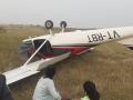 बारामती एमआयडीसीत पुन्हा शिकाऊ विमान कोसळले  - Marathi News | Another training plane crashed in Baramati MIDC | Latest pune News at Lokmat.com