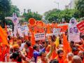 दिल्लीत हिंदू संतांची निदर्शने - Marathi News | Demonstrations of Hindu saints in Delhi | Latest national News at Lokmat.com
