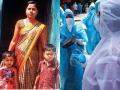 Women's Day: कोरोनाने पतीचे निधन; चिमुकल्यांसाठी तिने रडणे सोडून लढणे स्विकारले - Marathi News | Women's Day: Corona's husband dies; For Chimukalya, she gave up crying and accepted to fight | Latest ahilyanagar News at Lokmat.com