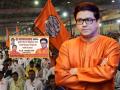 Raj Thackeray: हिंदूओंका राजा... राज ठाकरेंच्या 'उत्तर सभे'साठी हिंदीत झळकला बॅनर - Marathi News | Raj Thackeray: King of Hindus ... Banner flashed in Hindi for Raj Thackeray's 'Uttar Sabha' | Latest thane News at Lokmat.com