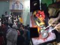 Video: महादेवाचा नंदी दूध पितो, औरंगाबादेत अफवेने उसळली गर्दी; पोलिसांची धाव - Marathi News | Video: Mahadev's Nandi drinks milk, crowd rushes in Aurangabad, police run | Latest chhatrapati-sambhajinagar News at Lokmat.com