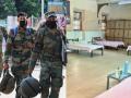 Corona virus : हमारी आर्मी... सैन्य दलाने 48 तासांतच उभारले 150 बेडचं आयसोलेशन सेंटर - Marathi News | Corona virus : Our Army ... The Army set up a 150-bed isolation center in 48 hours in bhopal | Latest national News at Lokmat.com