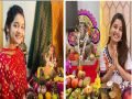 कलाकारांच्या घरी झालं गणरायाचं आगमन; पाहा खास फोटो - Marathi News | Marathi film celebrities who welcomed Lord Ganesha in their Homes See Pics | Latest filmy Photos at Lokmat.com