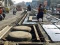सिमेंट रोडच्या कामामुळे विविध मार्गावर वाहतूक बंद - Marathi News | Due to the work of cement road, traffic was closed on various routes | Latest nagpur News at Lokmat.com