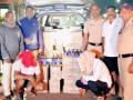 Sindhudurg: चंदगडमधील दोघांना अवैध गोवा बनावट दारूसह अटक, पाठलाग करून कार पकडली  - Marathi News | Two arrested with illegal Goa fake liquor from Chandgad, car chased in Choukul, seized | Latest sindhudurga News at Lokmat.com