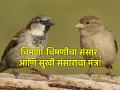 Relationship tips : 'चिव चिव चिमणे' हे केवळ बडबडगीत नाही तर त्यात दडलाय सुखी संसाराचा मंत्र! - Marathi News | Relationship tips: 'Chiv Chiv Chimane' is not only a catchy song but also a mantra of a happy married life! | Latest bhakti News at Lokmat.com