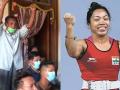Mirabai Chanu, Tokyo Olympics: Video : देवाचा धावा, मनातली धाकधूक अन् मीराबाईच्या कुटुंबीयांचा एकच जल्लोष - Marathi News | Mirabai Chanu, Tokyo Olympics: Video: mirabai chanu's family and relative celebrate their daughter's victory ot tokiyo olympic | Latest international News at Lokmat.com