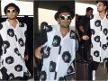 पुन्हा विचित्र ड्रेसमध्ये बघावयास मिळाला रणवीर सिंग, पाहा फोटो! - Marathi News | Ranveer Singh got to see the strange dress again, see photo! | Latest filmy News at Lokmat.com
