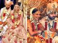 अनुष्का शर्मा, ऐश्वर्या रायसह ‘या’ अभिनेत्री त्यांच्या लग्नात अशा नटल्या, पहा फोटो! - Marathi News | Anushka Sharma, 'Aishwarya Rai' actress like her husband, see photos! | Latest filmy News at Lokmat.com