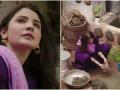 अनुष्काने थापल्या शेणाच्या गोव-या - Marathi News | Govind | Latest filmy News at Lokmat.com