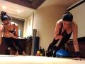 सुष्मिता सेनने लेकीसोबत एक्सरसाइज करतानाचा व्हिडीओ केला शेअर! - Marathi News | Sushmita Sen did a video while exercising with Leki! | Latest filmy News at Lokmat.com