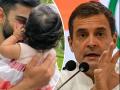 "Dear Virat...", विराट कोहलीच्या चिमुरडीला अत्याचाराची धमकी; राहुल गांधी भारतीय कर्णधाराला म्हणाले... - Marathi News | "Dear Virat... Forgive them, Protect the team ": Rahul Gandhi On Rape Threats To Kohli's Daughter | Latest cricket News at Lokmat.com