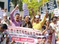 एससी, एसटी, ओबीसी आरक्षणाविरोधात ठाण्यात काँग्रेसची निदर्शने - Marathi News | Congress demonstrations in Thane against SC, ST, OBC reservations | Latest thane News at Lokmat.com