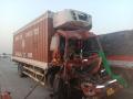 नादुरुस्त वाहनाला कंटेनरची जबर धडक; चालक ठार - Marathi News | driver killed in collision between container on nagpur yavatmal highway | Latest vardha News at Lokmat.com