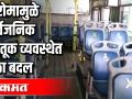 कोरोमामुळे सार्वजनिक वाहतूक व्यवस्थेत मोठा बदल - Marathi News | Coroma caused a major change in the public transport system | Latest maharashtra Videos at Lokmat.com
