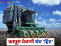 Cotton Harvesting Machine : अकोटमध्ये कापूस वेचणी यंत्र 'हिट'; २५० शेतकऱ्यांसमोर यशस्वी प्रात्यक्षिक वाचा सविस्तर - Marathi News | latest news Cotton Harvesting Machine: Cotton harvesting machine a 'hit' in Akot; Successful demonstration in front of 250 farmers Read in detail | Latest agriculture News at Lokmat.com