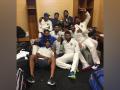 भारतीय खेळाडूंचं Dressing Room सेलिब्रेशन! - Marathi News | Indian players dressing room celebration! | Latest cricket Photos at Lokmat.com