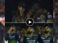 IPL 2023, RCB vs RR Live : विराट कोहलीची विक्रमी कॅच अन् मैदानावर सुरू झाला Romance; अनुष्का शर्मा लाजली, Video  - Marathi News | IPL 2023, RCB vs RR Live Marathi : Virat Kohli has completed 100 catches in the IPL, he  blows a flying kiss to Anushka Sharma after taking Yashasvi Jaiswal's catch, Video  | Latest cricket News at Lokmat.com