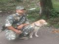 सीआरपीएफच्या श्वानाने वाचवले दलदलीत रुतलेल्या व्यक्तीचे प्राण - Marathi News | CRPF dog Ajaxi today found a man trapped under debris of landslide | Latest national News at Lokmat.com