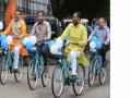 महापौर आणि आमदारांची सायकलवर रपेट .... - Marathi News | Mayor and MLAs on cycle .... | Latest pimpri-chinchwad News at Lokmat.com